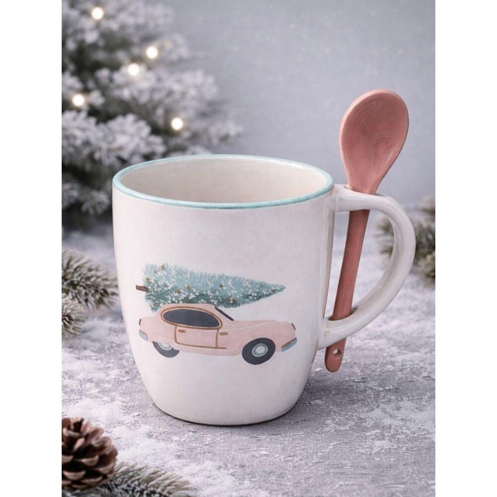 ❄️🎀 Holiday Car Christmas Mug 🎀❄️
